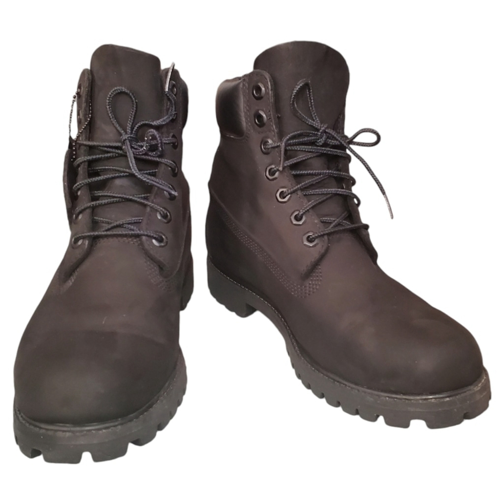 Timberland Boots Premium Waterproof 6” Blackened Pearl Suede PrimaLoft Size 9